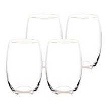 니코트 gold crystal 어반글라스 컵 long 350ml, 혼합 색상, 4개