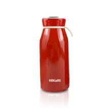 히카리 보온보냉 라떼 텀블러, 레드, 450ml