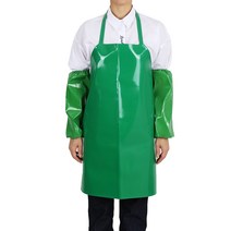 팀쿡 양면 앞치마 유광 S, 초록, 2개