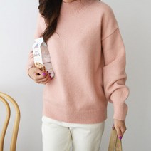 봉봉스토리 퍼프홀반목 임부 니트티