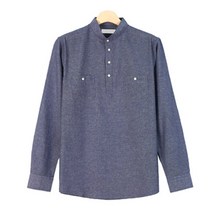 제제 남성용 헨리넥 코튼 셔츠