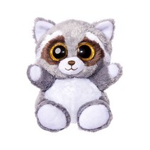 샤이니아이돌 학생회장론 라쿤인형, 13cm, 혼합 색상