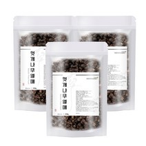 허브나래 국내산 건강차 자연산 헛개열매, 200g, 3개