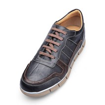 보닌 천연소가죽 런닝솔 투톤배색 스니커즈VKF005NV