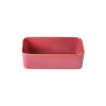 까사무띠 쎄나 깊은 직사각 볼 17cm, 레드, 1개