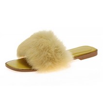 알럽홈 커버 퍼 컬러 슬리퍼