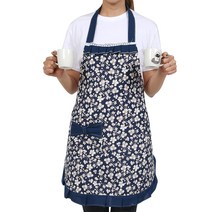 빅리본 방수앞치마, 네이비, 1개