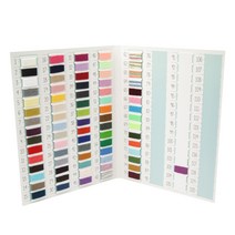 브랜드얀 밀키코튼 뜨개실 샘플 컬러북 블랙라벨, 혼합 색상