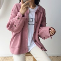 엔비룩 여성용 울포근 니트 자켓