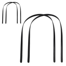 브랜드얀 감성 가죽 슬림스트랩, 블랙, 2세트