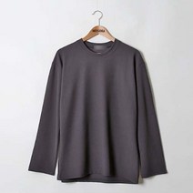 머시따 남성용 오버핏 라운드 긴팔티