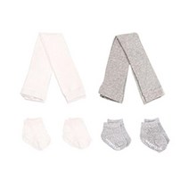 하이베이비클럽 골지무발 타이즈 2종 + 양말 4족 세트
