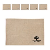 마켓피오 주방 밀짚스타일 식탁매트 6p, 타입4, 400 x 300 mm