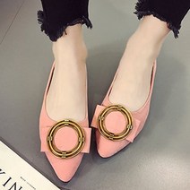 앞등 원 버클 포인트 플랫 슈즈 FT1927