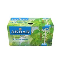 아크바 페퍼민트 허브차, 1.25g, 25개