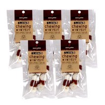 제로나인 쫄깃 쫄깃 츄잉 애견껌 5p, 양고기 맛, 5개
