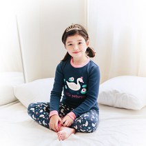 배냇베이비 여아용 프린세스 스완 실내복