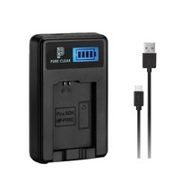 퓨어클리어 니콘 EN-EL19 LCD 싱글 USB 호환충전기, JND-PURECLEAR-ONE