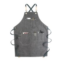 칼딘 심플 캔버스 포켓 앞치마 CPA-01, 뉴트럴 그레이, 1개