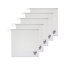 송월타월 스누피 왕 리본 36 고리 핸드타월, 아이보리, 5개