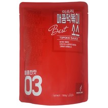 미쓰리 떡볶이소스 03 매콤한맛, 780g, 1개