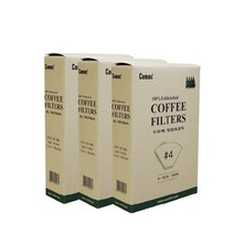 펄프냄새가 나지않는 식물유래 생분해성 옥수수 커피필터 국내산 일회용 여과지 50매 100매 커피여과지 핸드드립필터, 커피필터1개 EG01(50입)