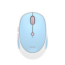 아이노트 멀티페어링 블루투스 5.0 무선마우스 FS-508RB, 스카이 블루