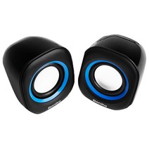 앱코 BONITA PC 스피커 SP-10, 블랙 + 블루