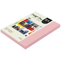 종이문화 프린트 프로 칼라 복사용지 No 24 핑크 80g, B5, 170개