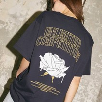 키치니 여성용 MELTING ROSE 반팔 티셔츠