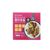 푸드페이퍼 에어프라이어 종이 호일 중형 16 x 4.5 cm 80p, 1개