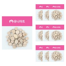 유니아트 천연나무조각, 3번, 10개