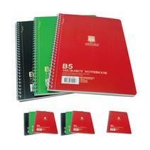 OXFORD 절취 스프링 좌철노트 B5 70매, 랜덤발송, 10개
