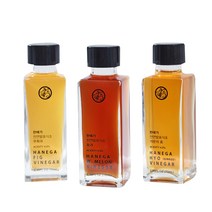 한애가 미니어처 식초 선물세트 가문의효 70ml + 담금초 동과 70ml + 담금초 무화과 70ml, 1세트