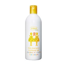 지아자 키즈 샴푸&샤워젤 쿠키 앤 바닐라 아이스크림, 400ml, 1개