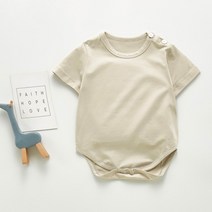 베베니즈 데일리 심플컬러 반팔수트