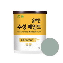 페인트인포 올바른 수성 페인트 1L, 세이지그린