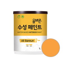 페인트인포 올바른 수성 페인트 1L, 메리골드