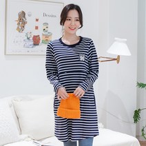 메르 96 긴팔 수유 원피스