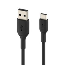 벨킨 부스트업 USB C타입 고속 충전케이블 CAB001bt0M 15cm, 블랙, 1개