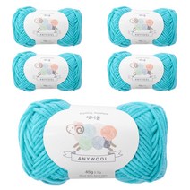 야나 애니울 뜨개실 5p, 235 스카이