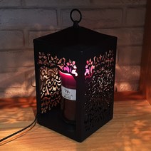 미코지 빛조절 할로겐 램프 캔들워머, 블랙