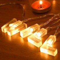 파티해 LED 윌유메리미 알파벳 건전지 전구 가랜드, 웜