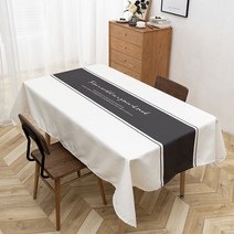 블럭마트 북유럽 스타일 방수 식탁보, TYPE5, 110 x 140 cm