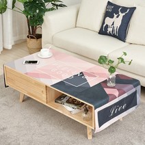 블럭마트 북유럽 패브릭 거실 캐비닛 테이블 패드, TYPE1, 60 x 170 cm