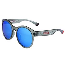 VKOOL 편광렌즈 선글라스 VK-2006 + 도수클립, 블루 + 투명그레이