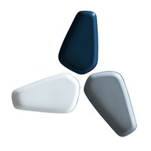 프렐류드 직오각 플레이트 3종세트, 네이비, 그레이, 화이트, 1세트