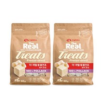 하림더리얼 강아지 동결건조 트릿, 북어맛, 30g, 2개