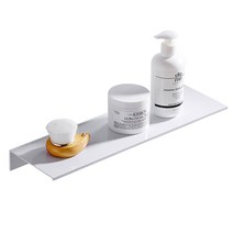 모나코올리브 메탈라인 슬림선반 30cm + 실란트픽스, 화이트, 1세트