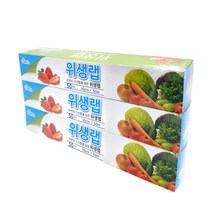 생활미소 위생랩 30cm x 50m, 3개